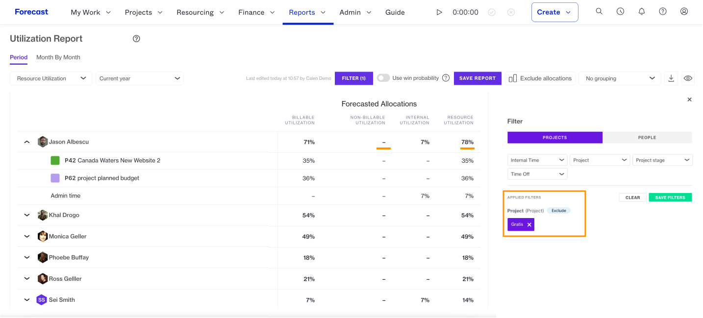 UT report exclude filters utilization.png